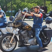 Rider participating in a community event